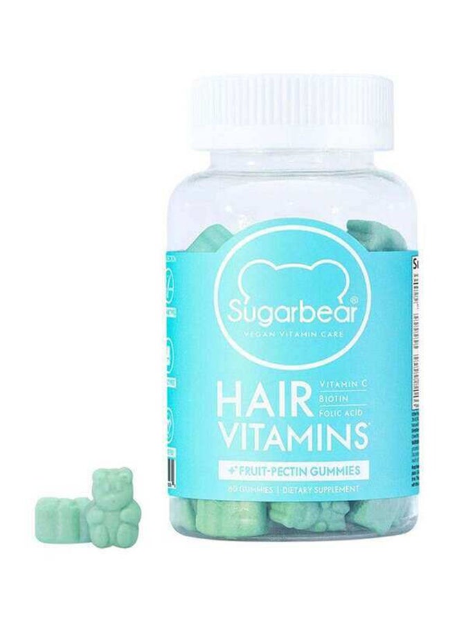 SugarBear Hair Vitamins Fruit Pectin Gummies 60 Gummies - Image 1